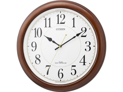 纯美家居装饰 乐天海外销售合欢树利纳M19自动点灯电波挂钟